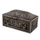 Metal Floral Square Small Storage Box