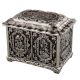 Metal Floral Square Storage Box