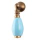 Solid Turquoise Drop Ceramic Dresser Knobs