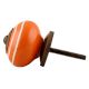 Orange White Knob