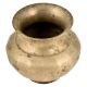 7 December 1986 Engraved Fkloral Design Ritual Brass Pot