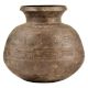 Hand Crafted Brass Water Pot With Tribal Style Engraving