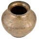 Engraved Brass Water Storage Pot Hindu Ritual Pot