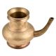 Brass Traditional Handmade Kindi Water Pot With A Curved Spout