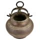 Traditional Brass Pot With Black Brass Handle And Hanging Yolk