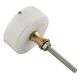 White Round Wooden Cross Stone Dresser Knobs