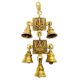 Brass Lakshmi Ganesh Hanging Bell