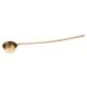 Indian Brass Ladle Skimmer Hammered Ladle Serving Spoon