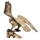 Handmade Brass Freedom Flying Eagle Statue Figurine