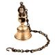 Traditional Brass Temple Bell With Lord Hanuman Statue With Chain
