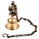 Traditional Brass Temple Bell With Lord Shiva Statue With Chain