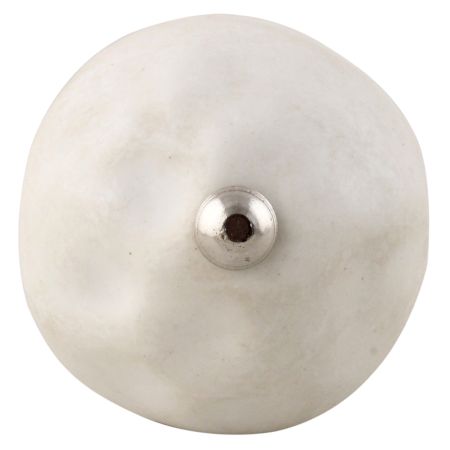 White Round Solid Knob