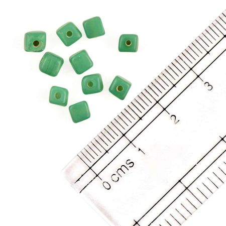 Light Green Glass Seed Beads (Pack Of 50)