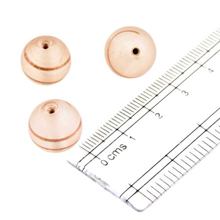 Plain Spiral Glass Beads For making jewelery And Decoration (Pack Of 12)