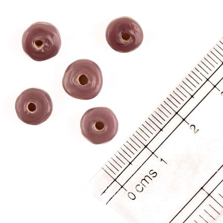 Burgundy Loose Glass Seed Beads Used For Jewelry Making (Pack Of 12)