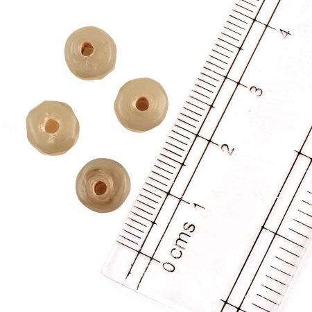 Cool Grey Loose Glass Seed Beads Used For Jewelry Making (Pack Of 12)