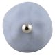 Slate Blue Round Solid Knob
