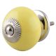 Solid Yellow Ceramic Knob