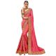 Pink Ethnic Wedding And Party Wear Heavy Handwork Designer Sari