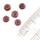 Burgundy Loose Glass Seed Beads Used For Jewelry Making (Pack Of 12)