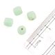 Light Grey Barrel Shaped Spacer Loose Beads For Making Jewelry (Pack Of 12)