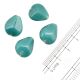 Sea green Tear Drop Jewelry Making Faceted Crystal Glass Loose Beads (Pack Of 12)