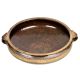 Bronze South Indian Bronze Urli Festival Cooking Vessel With Scroll Handles