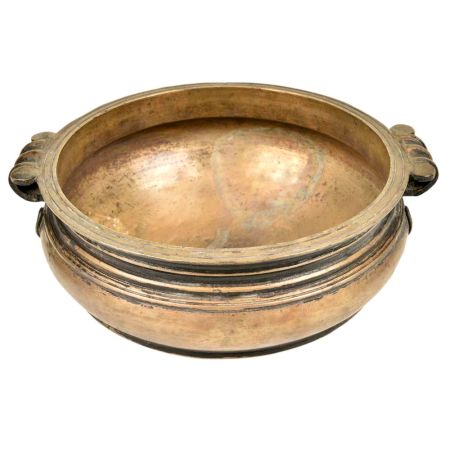 Indian Traditional Brass Fancy Urli Bowl Pot