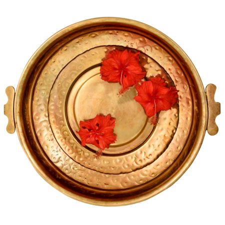 Traditional Decorative Brass Urli Traditional Bowl Showpiece