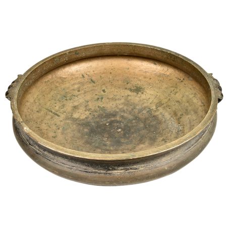 Handcrafted South Indian Solid Bronze Cooking Vessel Urli