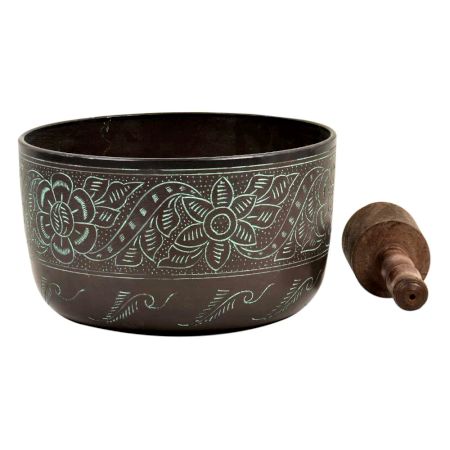 Brass Natural Sound Singing Bowl With Striker