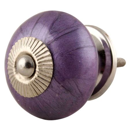 Purple Neon Ceramic Knob