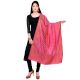 Hot Pink Banarsi Art Silk Dupatta