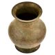Indian Brass Lota Pot With a Wide Mouth And Bulging Centre