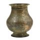 Indian Brass Lota Pot With a Wide Mouth And Bulging Centre