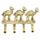 Hand Made Retro Camel Solid Brass Animal Wall Hooks