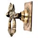 Hand Crafted Solid Brass Dragon Face Home Decoration  Door Knocker