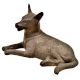 Handmade Sitting Heavy Brass Dog Home And Office Dcoration Statue
