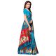 Sea Green BaraatÂ Casual Khadi Silk Printed Kalamkari Saree With Blouse Piece Tessle