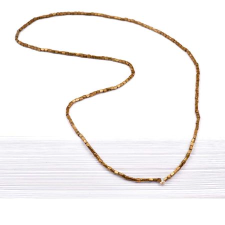 Loose Brass Barrel Shape Metal Handmade Spacer Beads For Jewelry making (36 in Pack)