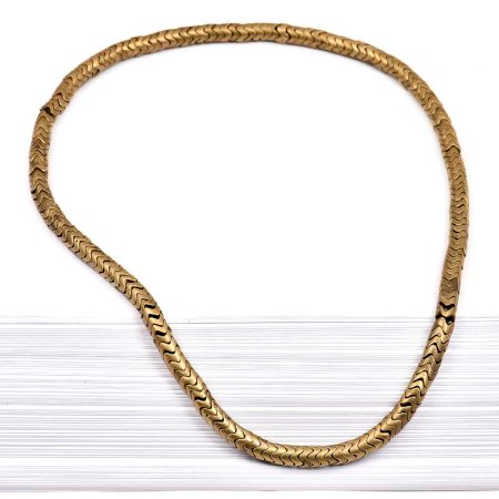 Loose Brass thick Heavy Snake Metal Handmade Spacer Beads For Jewelry making (12 in Pack)