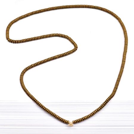 Loose Handmade Brass Heishi Spacer Beads For Jewelry making (36 in Pack)