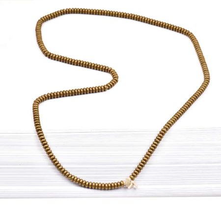 Loose Handmade Brass Smooth Heishi Spacer Beads For Jewelry making (12 in Pack)