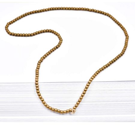 Loose Handmade Brass Smooth Round Spacer Beads For Jewelry making (12 in Pack)