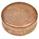Handmade Antique Golden Round Brass Storage Box