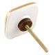 Rose Ceramic Door Cabinet Pull Knobs