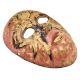 Multicolored Brass Solid Brass Face Theater Mask Wall Hanging