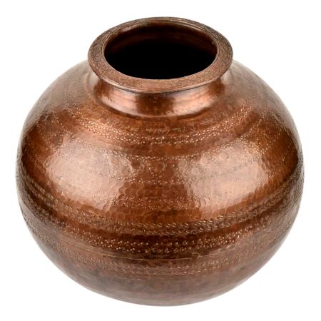 Rajasthani Lota Water Pot in Copper Finish