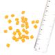 Yellow Square Nuggets Loose Glass Beads For Jewelry Making (12 in Pack)