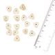 White Triangle Shape Opaque Loose Glass Beads For Making Jewelry (12 in Pack)